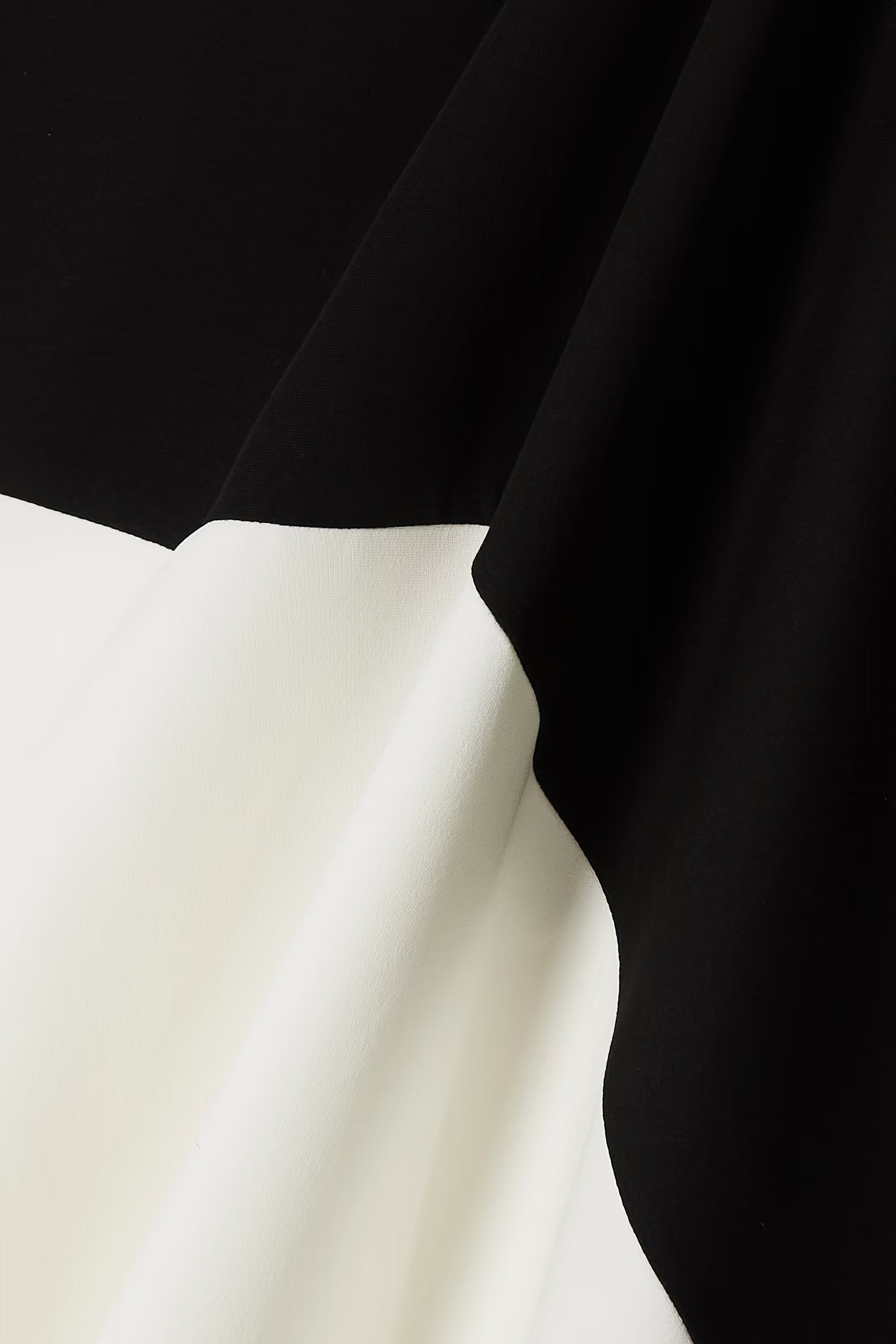 Fluid Crepe Silk Off Shoulder Kaftan