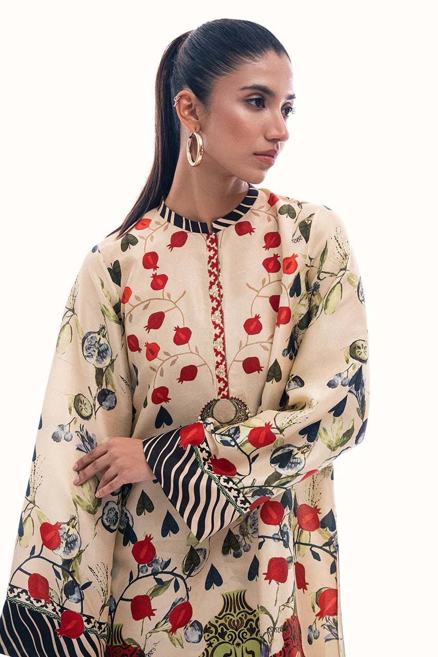 Floral Print handwork Co-ord set