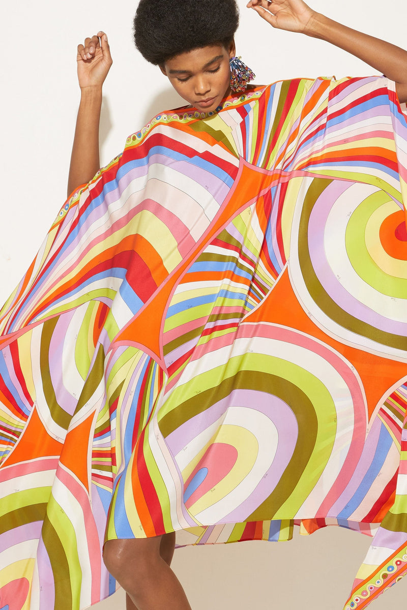 Orange Candy Kaftan Dress Premium Korean BSY