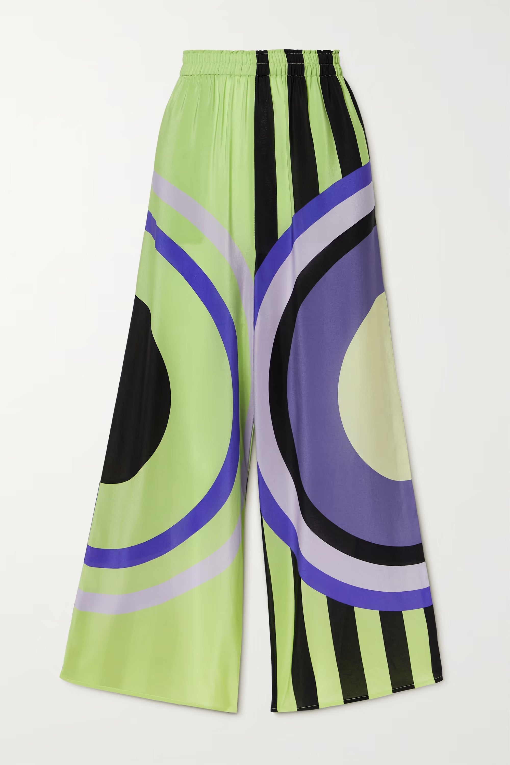 Silk Crepe Geometric Print Belted Co-ord Set