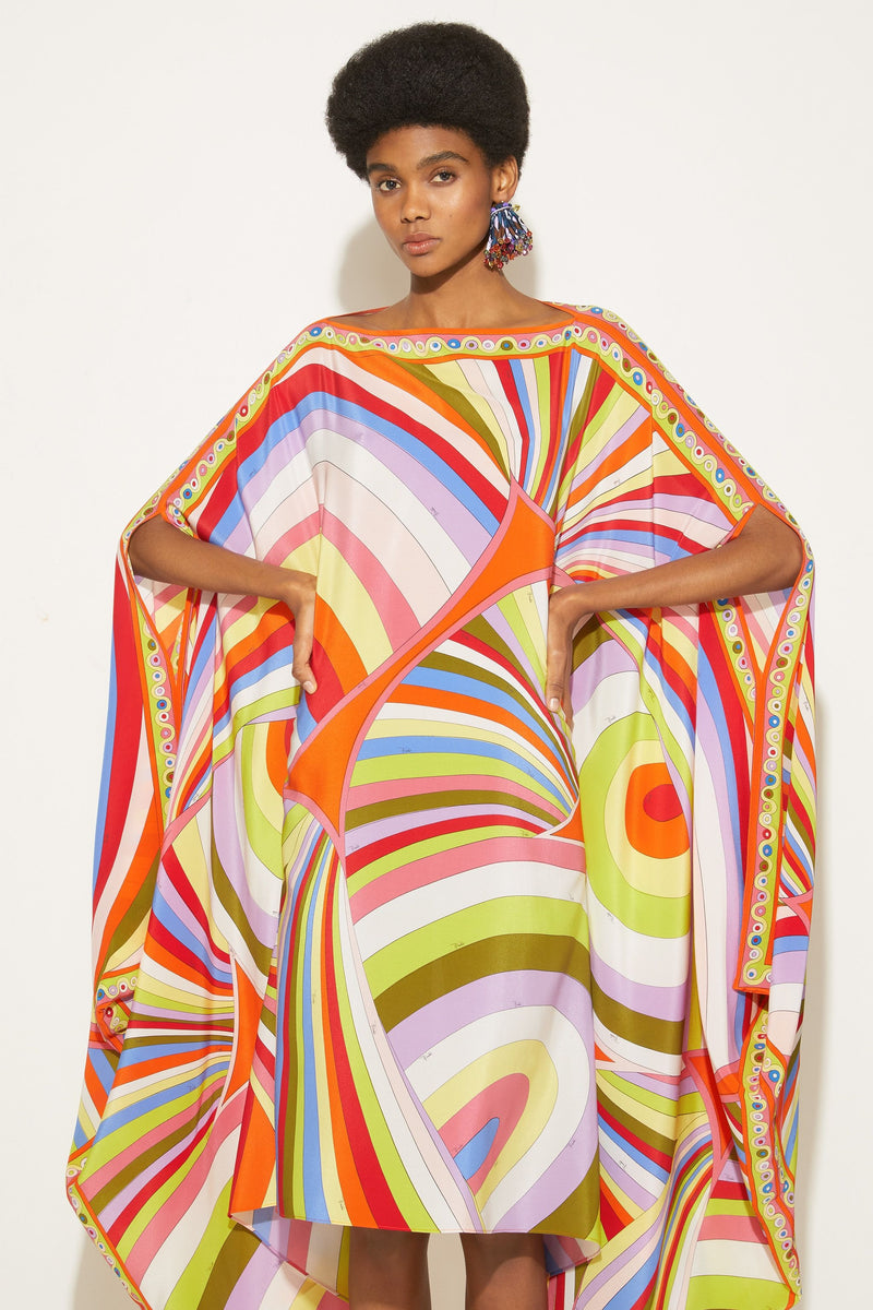 Orange Candy Kaftan Dress Premium Korean BSY