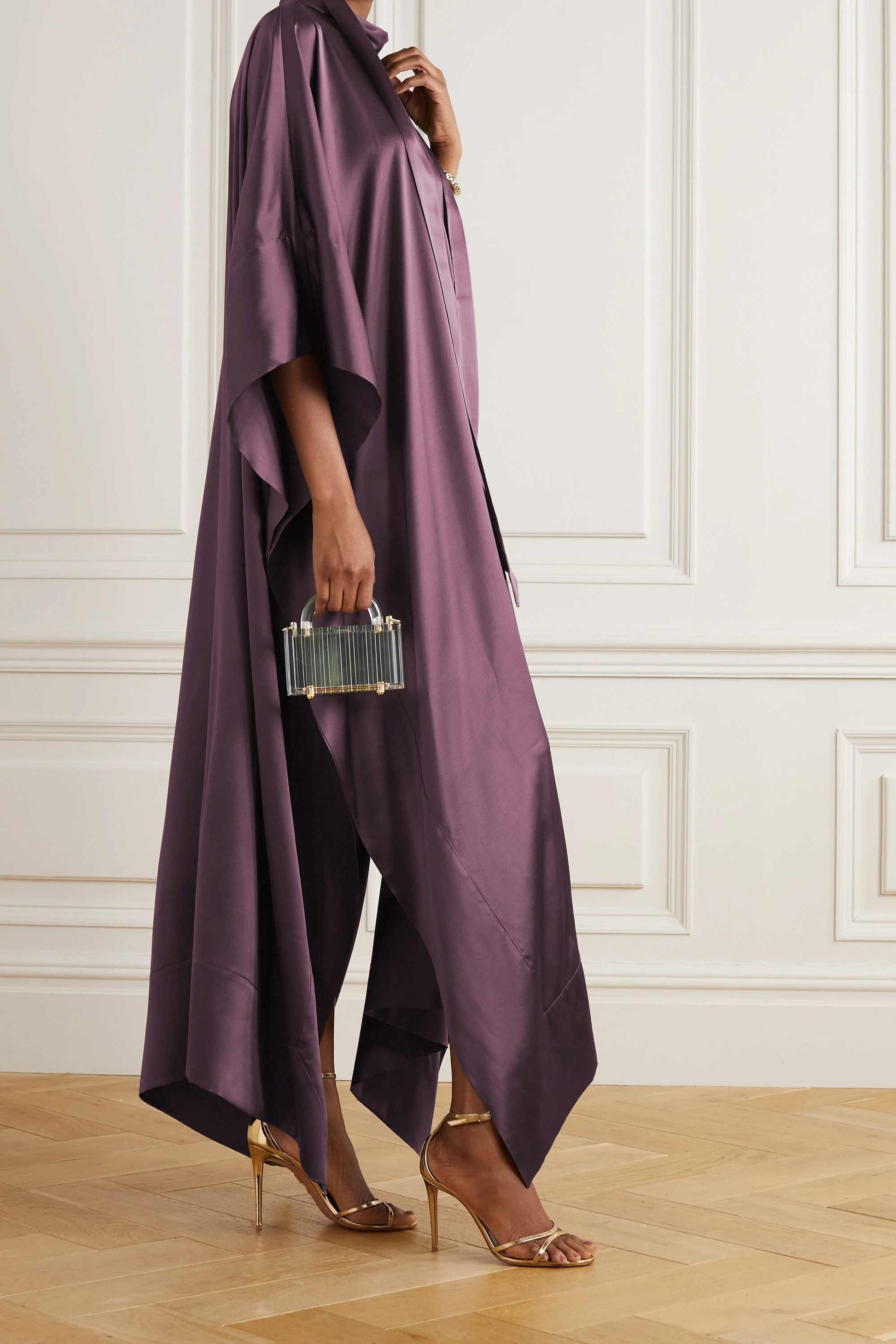 Maroon Desire Korean Nida Kaftan