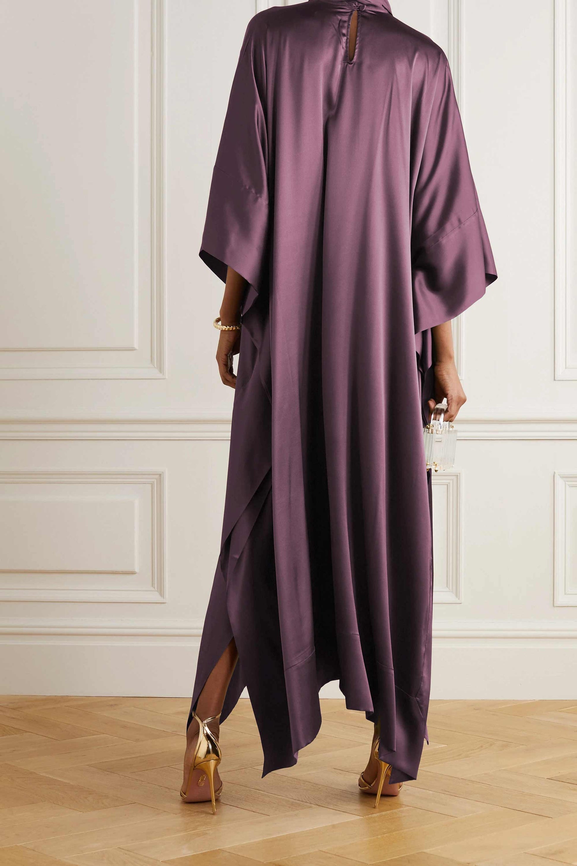 Maroon Desire Korean Nida Kaftan