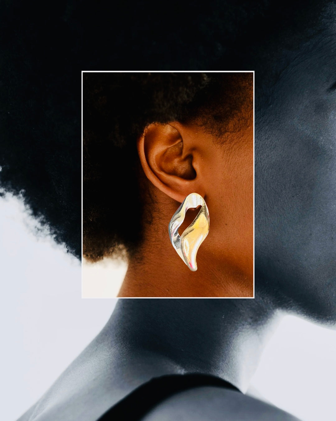 Sculpted Wave Earrings