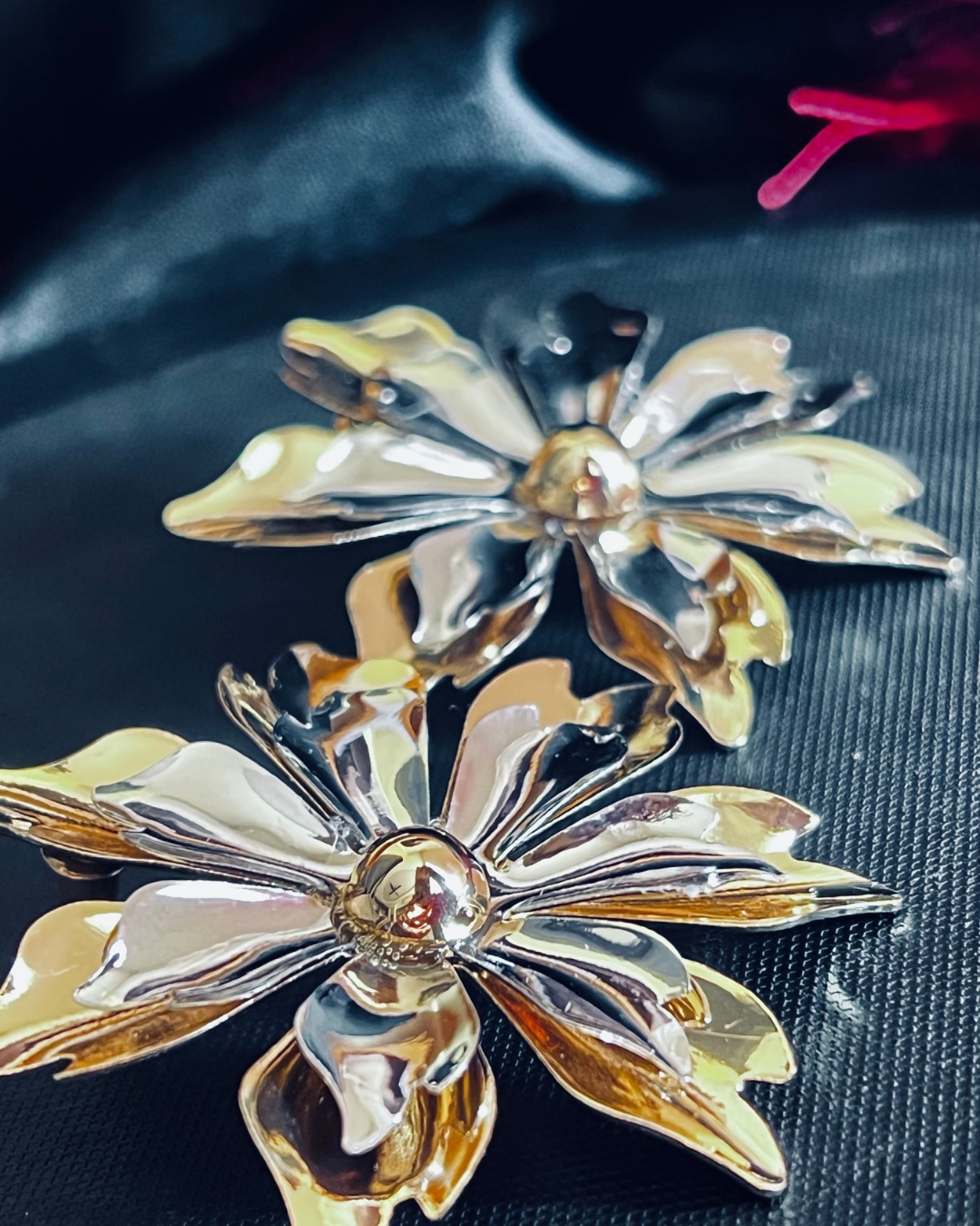Crystal Bloom Statement Earrings