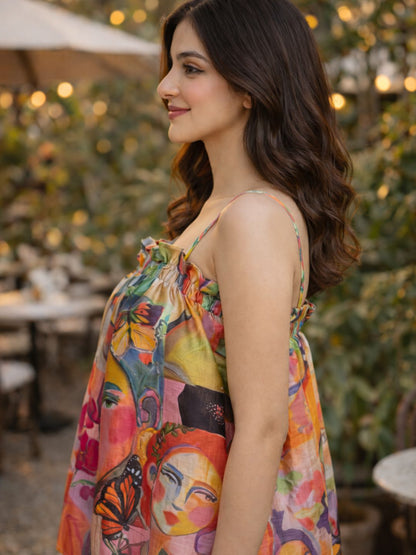 Abstract Camisole Top