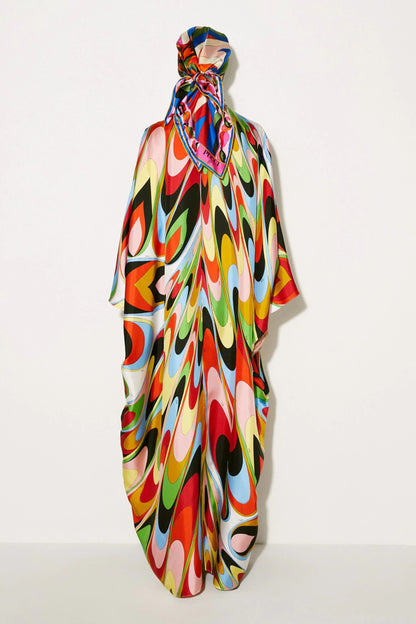 Mocktail Vibrant Printed Kaftan