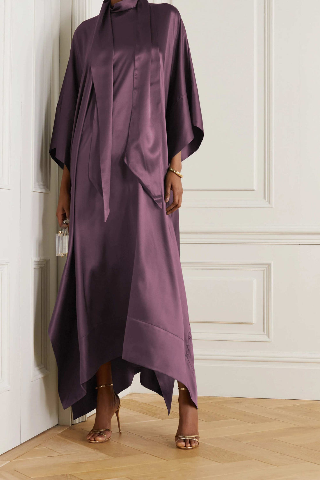 Maroon Desire Korean Nida Kaftan