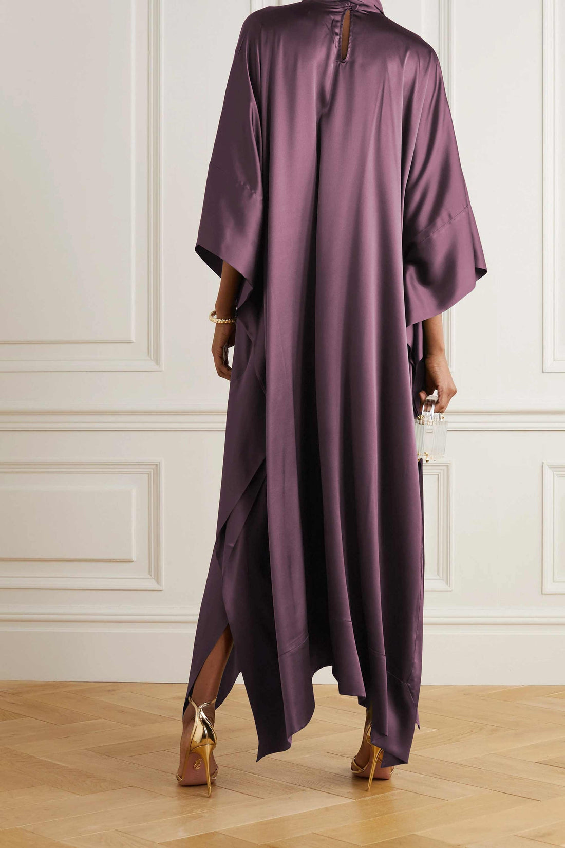 Maroon Desire Korean Nida Kaftan